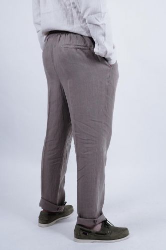 Pantalon chino taupe BRIGLIA | Marine