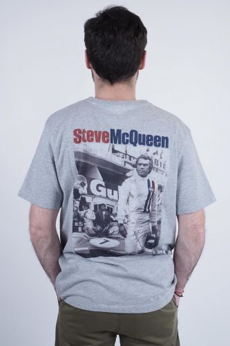 T-shirt gris Steve McQueen HERO SEVEN | Marine