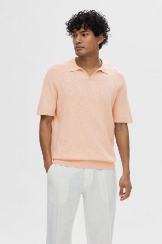 Selected  Homme polo Rose