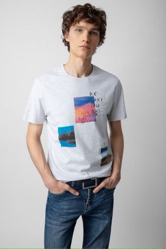 Zadig & Voltaire Homme tee-Shirt Gris