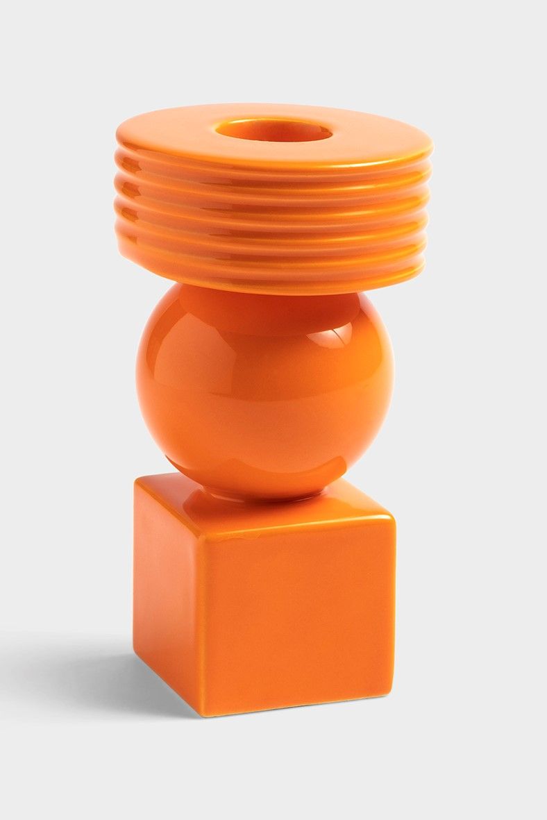 &K Amsterdam  Orange  (Bougeoir carré/boule 11 cm - 1455-01 Bougeoir orange) - Marine | Much more than shoes
