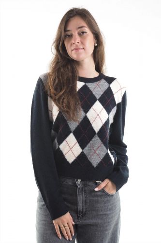 Pull à motif losanges SEVENTY | MARINE Auvelais