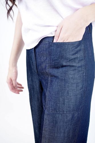 Pantalon souple 1970 pour femme