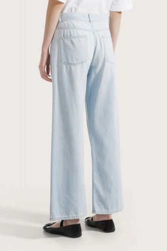 Jeans droit washing très claire 1970 SEVENTY | Marine