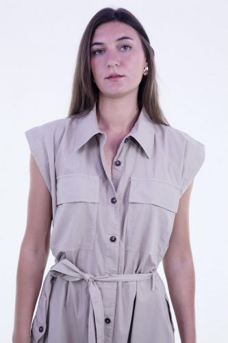 Robe chemise beige 1970 SEVENTY | Marine