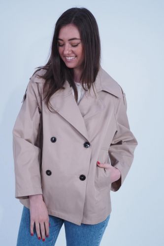 1970 SEVENTY manteau Beige femmes (Trench court - CP0553 sablé) - Marine | Much more than shoes