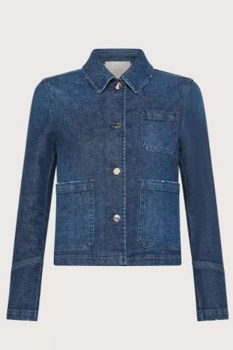 1970 SEVENTY veste Jeans femmes (Veste double poches denim - GI0879) - Marine | Much more than shoes