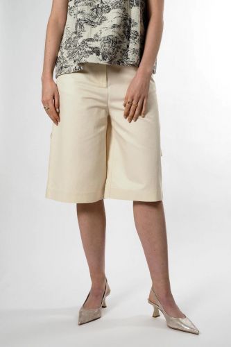 8PM bermuda Beige femmes (Bermuda beige - ZURIGO bermuda cargo) - Marine | Much more than shoes