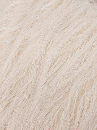 8PM blouse Ecru femmes (Blouse fines franges + dos satin - BOGOTA blouse ecru) - Marine | Much more than shoes