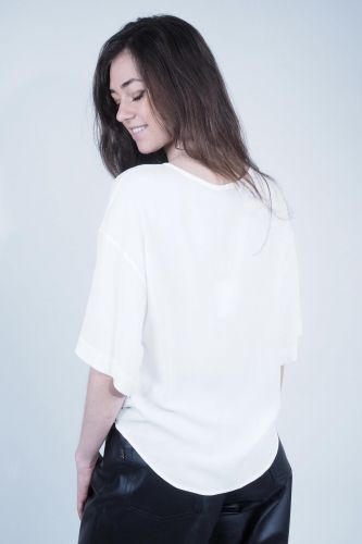 Blouse blanche 8PM | Marine