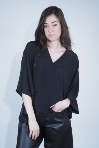 Blouse noire 8PM | Marine