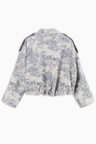 Bomber toile de jouy 8PM | Marine
