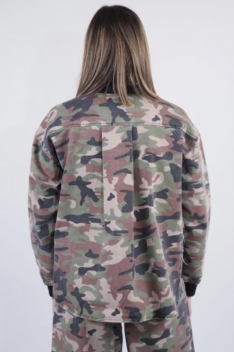 Veste motif camouflage 8PM | Marine