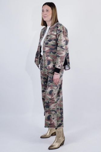 Veste motif camouflage 8PM | Marine