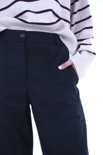 Pantalon bleu cargo 8PM | Marine