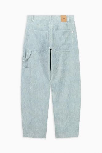 Pantalon de travail gris imprimé en velours côtelé 8PM | Marine