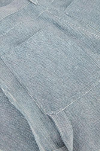 Pantalon de travail gris imprimé en velours côtelé 8PM | Marine