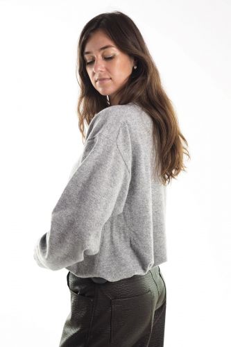 Pull gris resséré 8PM | MARINE Auvelais