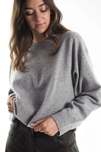 Pull gris resséré 8PM | MARINE Auvelais