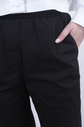 Pantalon en toile noir 8PM | Marine