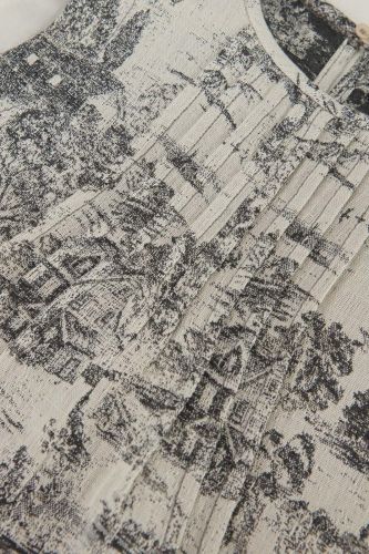 Top sans manches en toile de jouvy 8PM | Marine