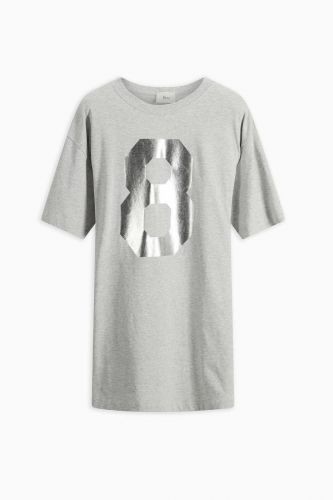 T-shirt maxi gris avec un 8 sur le devant 8PM | Marine