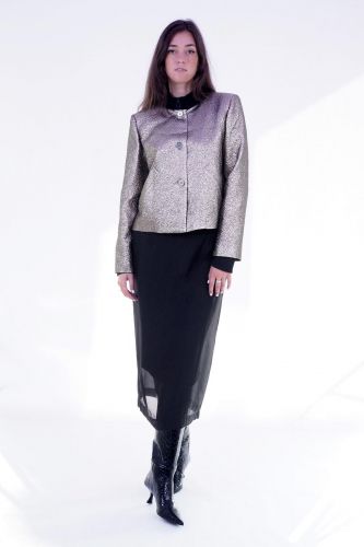 Veste métalisée gold 8PM | Marine