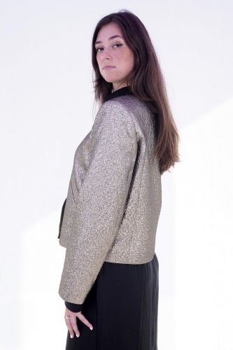 Veste métalisée gold 8PM | Marine