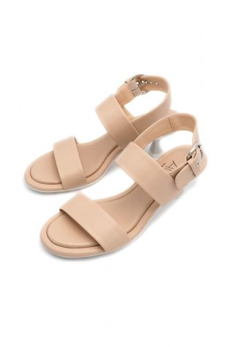 Sandales beiges ultra confort AGL | Marine