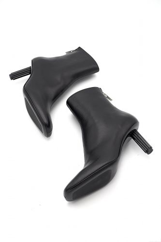 Boots en cuir noir AGL | Marine