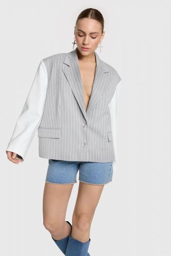 Alix The Label blazer Gris