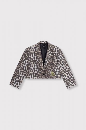Blazer crop léo ALIX THE LABEL | Marine