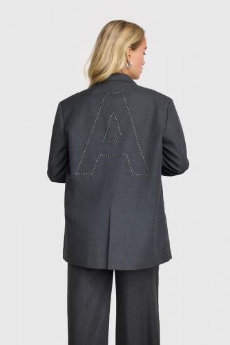 Blazer gris ALIX THE LABEL | Marine