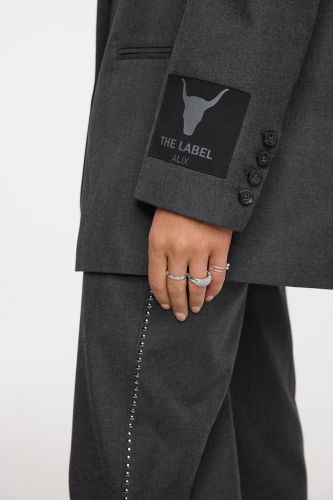 Blazer gris ALIX THE LABEL | Marine