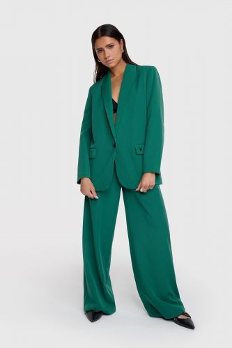 Blazer vert émeraude ALIX THE LABEL | Marine