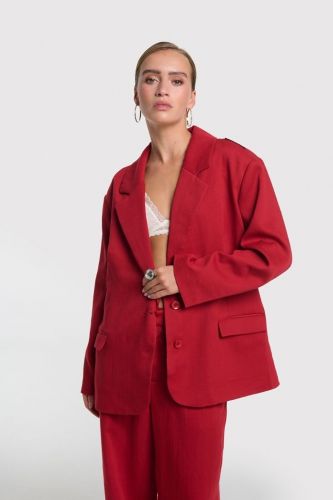 Alix The Label blazer Rouge
