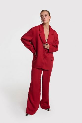Blazer rouge Alix The Label | MARINE