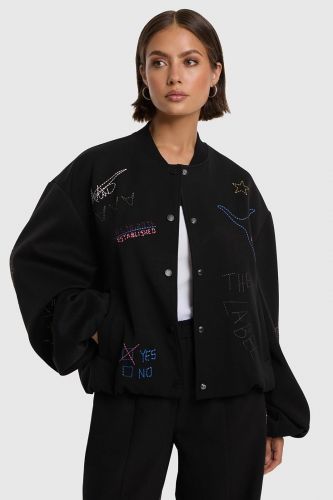 Bomber ALIX THE LABEL | MARINE Auvelais