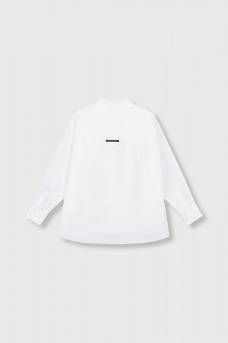 Chemise oversize blanche ALIX THE LABEL | Marine