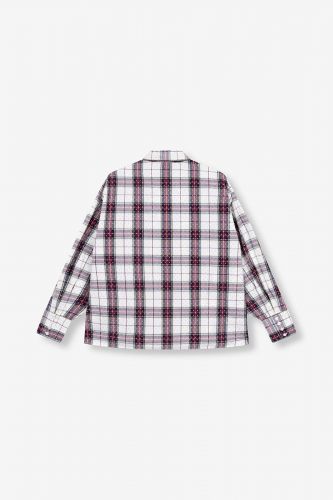 Chemise à carreaux et studs ALIX THE LABEL | Marine