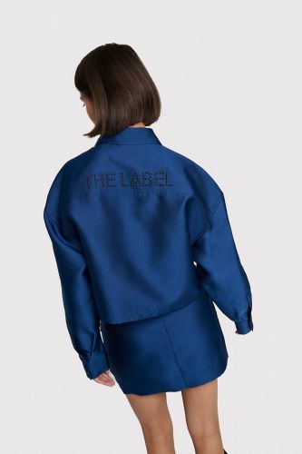 Chemisier court cobalt ALIX THE LABEL | Marine