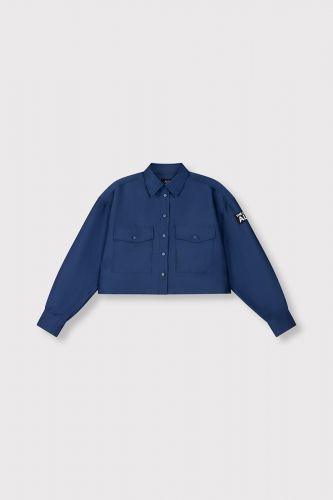 Chemisier court cobalt ALIX THE LABEL | Marine