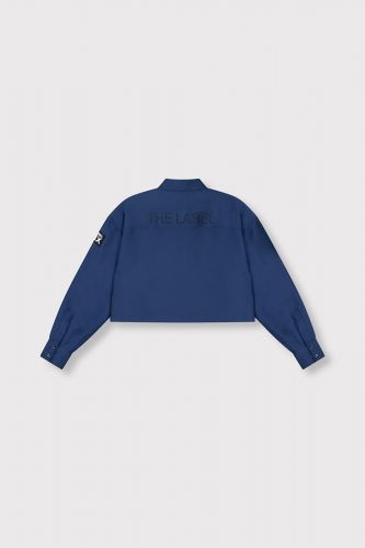 Chemisier court cobalt ALIX THE LABEL | Marine