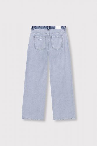 Jean bicolore coupe droite ALIX THE LABEL | Marine