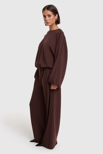 Alix The Label pantalon Brun
