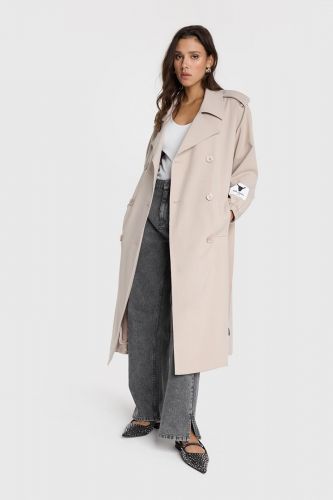 Long trench beige ALIX THE LABEL | Marine