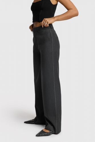 Pantalon gris ALIX THE LABEL | Marine