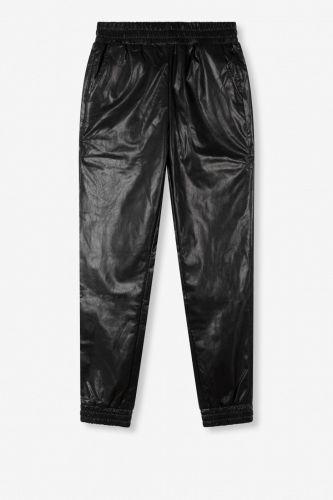 Pantalon brillant noir ALIX THE LABEL | Marine