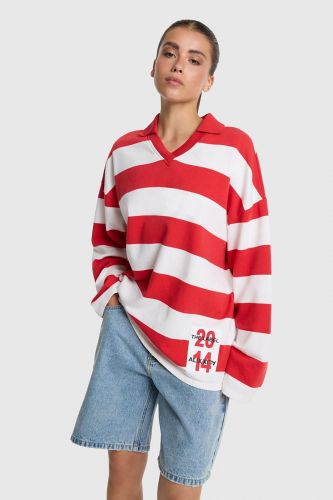 Alix The Label sweat  Rouge