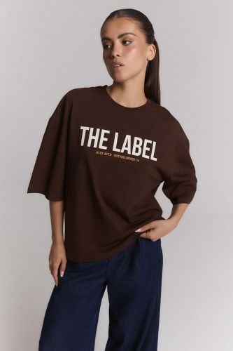 Alix The Label tee-Shirt Brun
